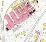 1891 Town Map of Johnsonburg Elk County Pennsylvania