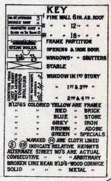 1891 Town Map of Johnsonburg Elk County Pennsylvania