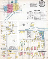 1896 Town Map of Jersey Shore Lycoming County Pennsylvania