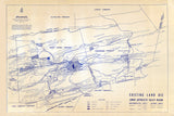 1962 Mine Map of Columbia and Northumberland County PA Centralia Boro & Mt Carmel Boro