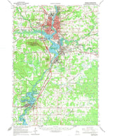 1963 Topo Map of Wausau Wisconsin Quadrangle