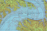 1978 Topo Map of Jamestown Kentucky Lake Cumberland