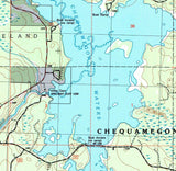 2005 Topo Map of Lublin Quadrangle Taylor County Wisconsin Chequamegon Lake