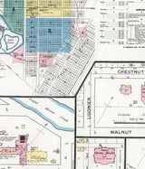 1887 Town Map of Latrobe Westmoreland County Pennsylvania
