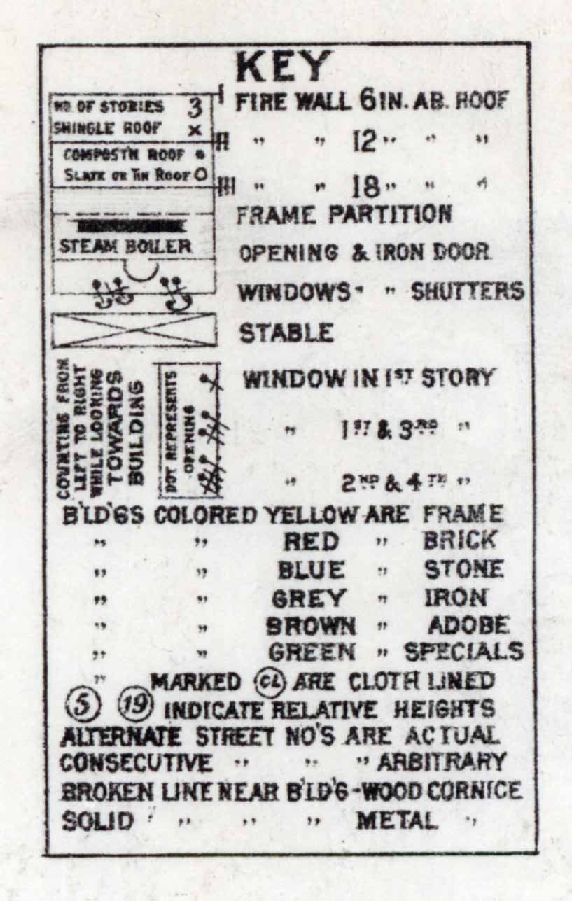1887 Town Map of Lebanon Lebanon County Pennsylvania