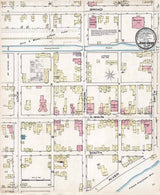 1885 Town Map of Jersey Shore Lycoming County Pennsylvania