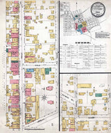 1898 Town Map of Kane McKean County Pennsylvania