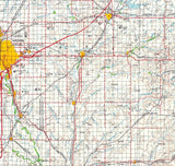 1955 Topo Map of Wichita Kansas El Dorado