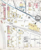 1889 Town Map of Mansfield Borough Allegheny County Pennsylvania