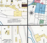 1891 Town Map of Luzerne County Pennsylvania