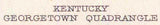 1906 Topo Map of Georgetown Kentucky Lexington Versailles