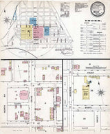 1887 Town Map of Media Delaware County Pennsylvania