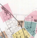 1888 Town Map of Middletown Dauphin County Pennsylvania