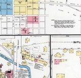 1891 Town Map of Mercer County Pennsylvania