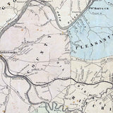 1864 Map of the West Virginia Oil District