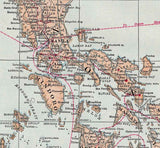 1914 Map of The Philippine Islands