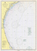 1947 Nautical Map of Charleston Light to Cape Canaveral Florida