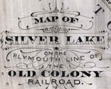 1870 Map of Silver Lake Massachusetts