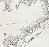 1890 Map of Webster Lake Franklin New Hampshire