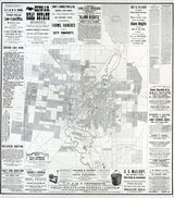 1890 Map of San Antonio Texas