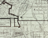 1920 Map of The Hudson Coal Company Scranton PA