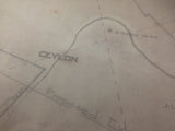 1920 Nemacolin Mine Map Carmichaels Greene County Pa