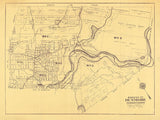 1933 Map of Dunmore PA Scranton