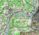 1939 Topo Map of Memphis Tennessee