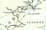 1878 Map of the Venango and Clarion Oil Belt Oil & Gas Fields