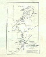 1878 Map of the Venango and Clarion Oil Belt Oil & Gas Fields