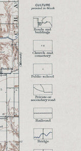 1916 Topo Map of Colchester Quadrangle Illinois