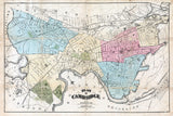 1879 Map of Cambridge Massachusetts