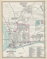 1897 Map of Parkersburg West Virginia