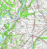 1956 Topo Map of Dyersburg Tennessee Mayfield