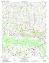 1959 Topo Map of Adair Tennessee