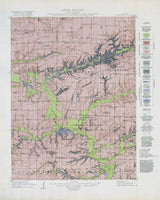 1916 Topo Map of Colchester Quadrangle Illinois Showing Oil Wells and Coal Mines