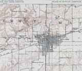 1916 Topo Map of Macomb Quadrangle Illinois