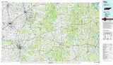 1986 Topo Map of Milan Tennessee Humboldt Jackson