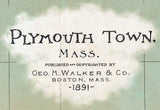 1891 Map of Plymouth Massachusetts