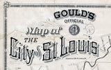 1896 Map of Saint Louis Missouri