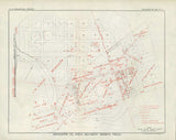 1906 Map of Spindletop Oil Field Beaumont District Texas