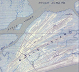 1919 Topo Map of Bulls Island South Carolina Quadrangle