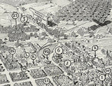 1926 Panoramic Map of Winchester Virginia