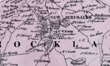 1862 Map of Rockland and Ruscombmanor Township Berks County Pennsylvania