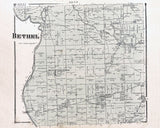 1871 Map of Bethel Township Miami County Ohio