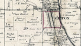 1871 Map of Union Township Miami County Ohio