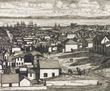 1856 Panoramic Map of San Francisco California