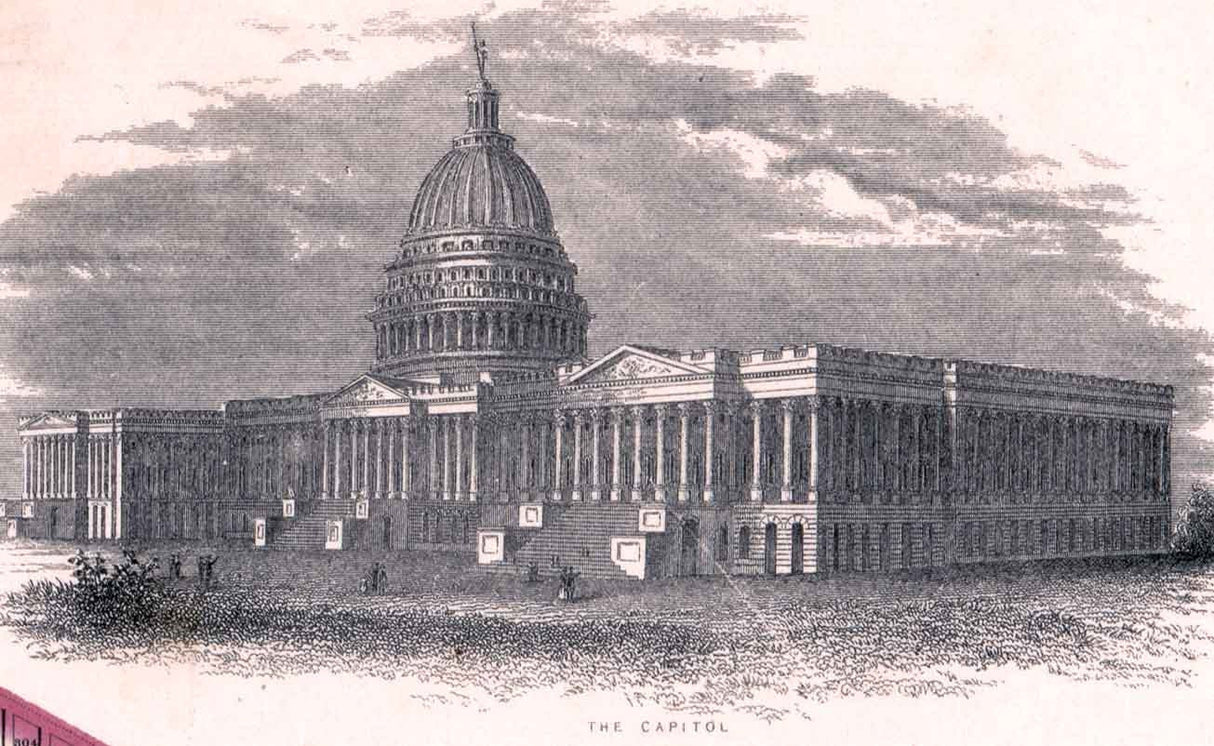 1862 Map of Johnson Georgetown Washington DC
