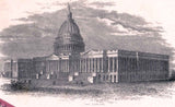 1862 Map of Johnson Georgetown Washington DC