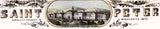 1870 Panoramic Map of Saint Peter Nicollet County Minnesota